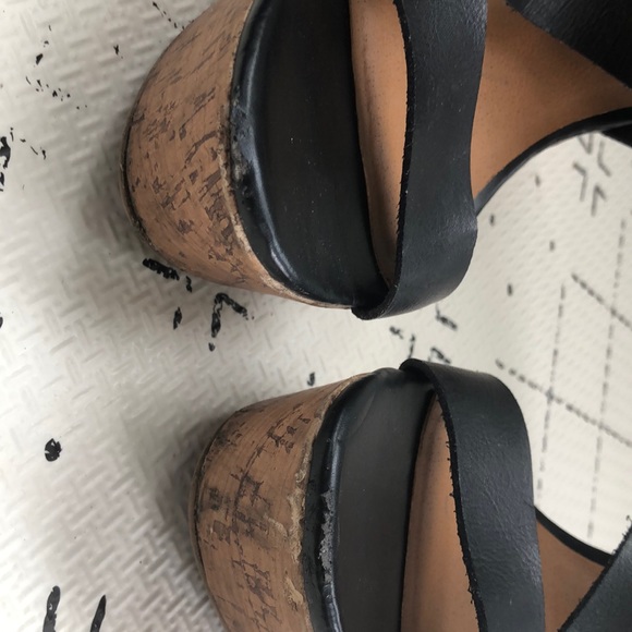 Black strap wedges - Picture 5 of 7